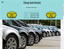 Tablet Screenshot of cheapautorentals.biz